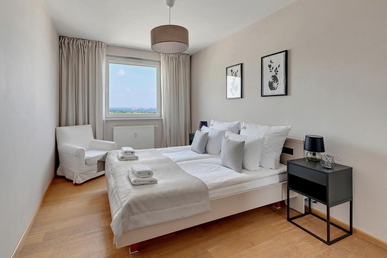 Top Floor Z Widokiem Na Morze By Downtown Apartments Gdańsk Eksteriør billede